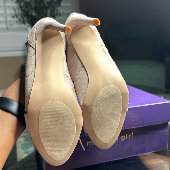 NIB! Madden Girl Raceyyy Strappy Taupe heels‎ size 8 - Picture 4 of 8